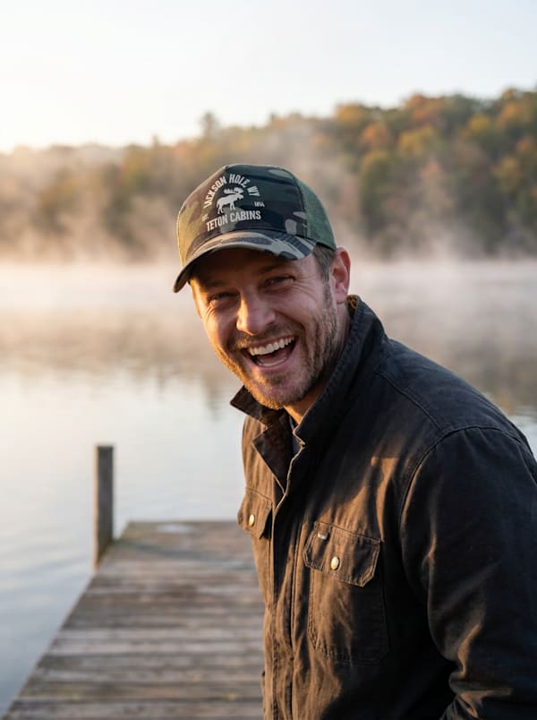 Jackson Hole Camo Trucker Hat