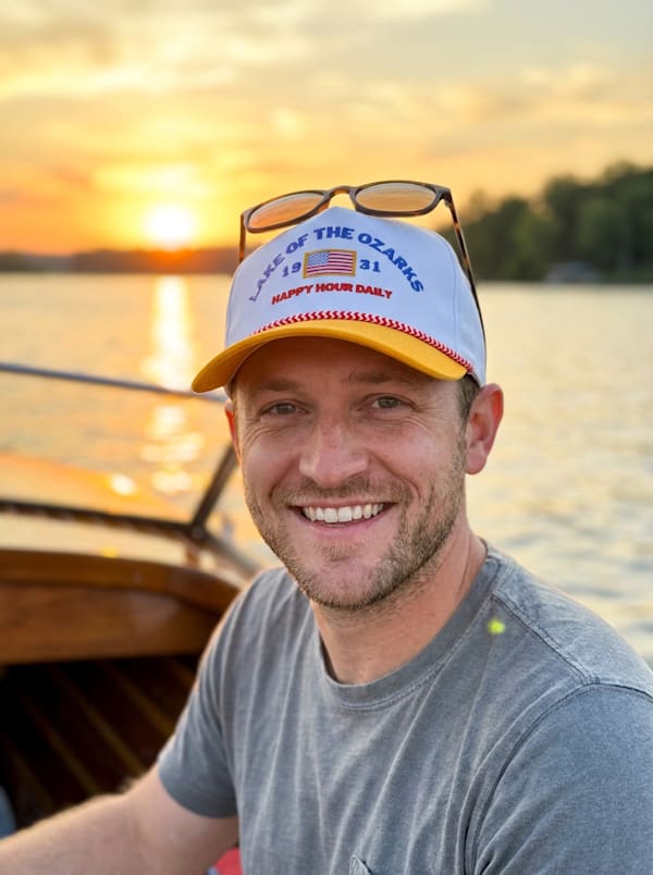 Lake of the Ozarks Rope Trucker Hat
